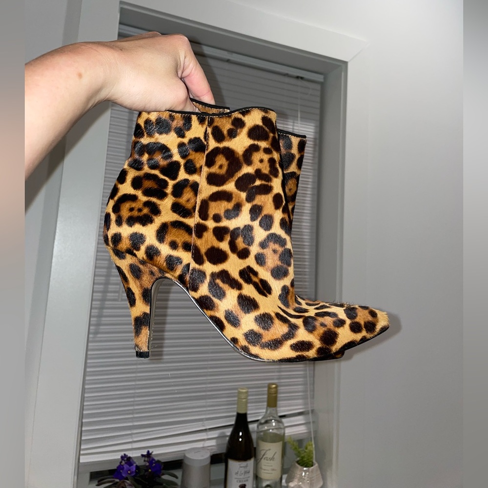 Faux Fur Cheetah Boots
